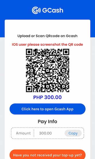 Step 5: Open your GCash app and make a payment by scanning the QR code.