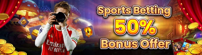 Extra 50% Bonus on Sports Betting